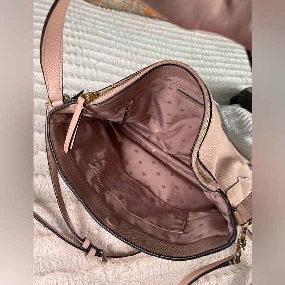 Kate Spade Jackson Leather Shoulder Bag Pink NWT - Picture 10 of 13